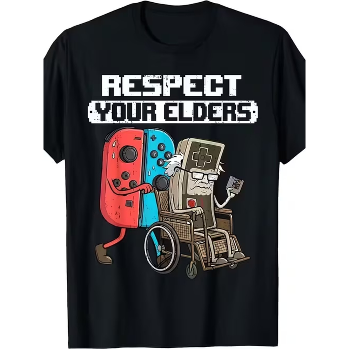 Retro Gaming T Shirts - Mens Pattern T Shirt Theme Elders