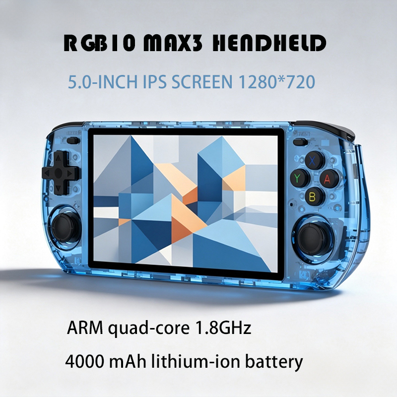 RGB10 MAX3 5.0-Inch IPS Screen - Retro Gaming Linux ulasan dan harga
