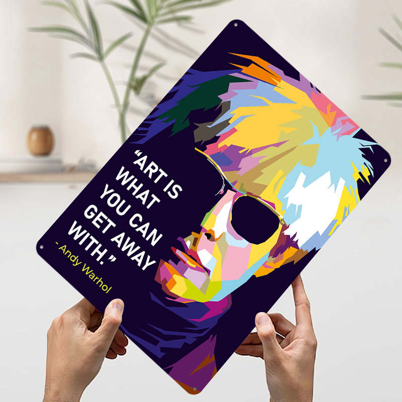Andy Warhol Quote Poster Custo - Retro Gaming Quotes ulasan dan harga