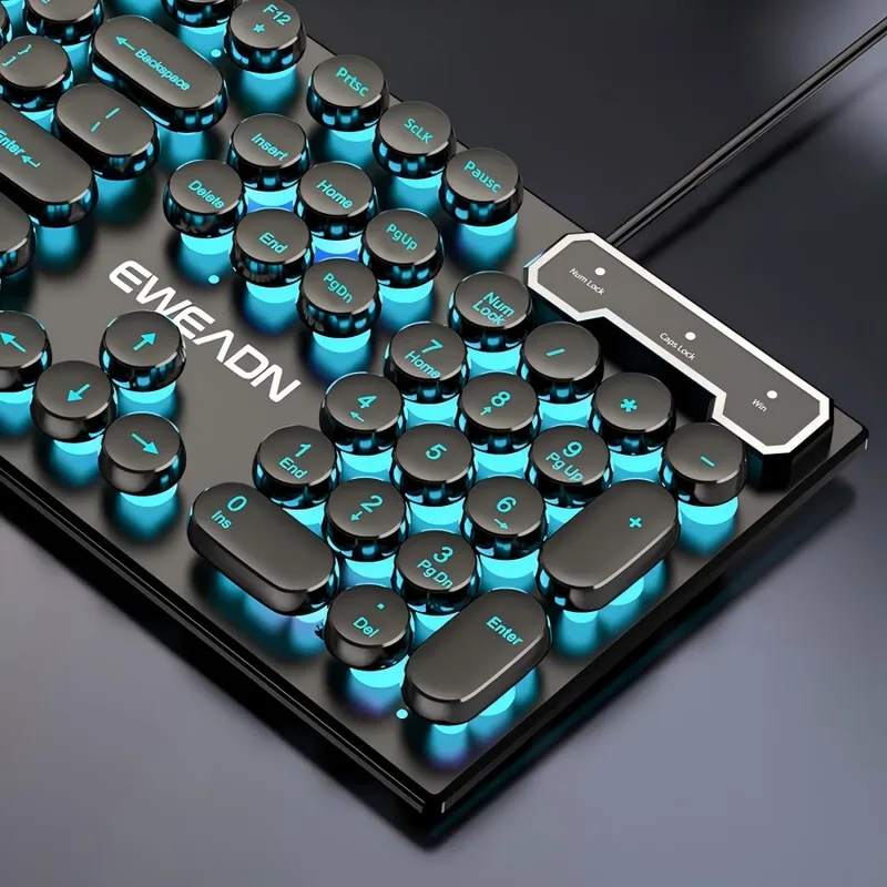Retro Punk Mechanical Feel Key - Mouse Gaming Retro ulasan dan harga