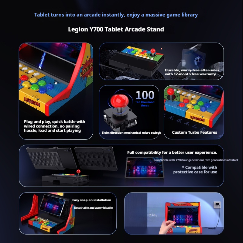 Legion Y700 Gaming Tablet Arca - Retro Gaming Emulator Pc ulasan dan harga