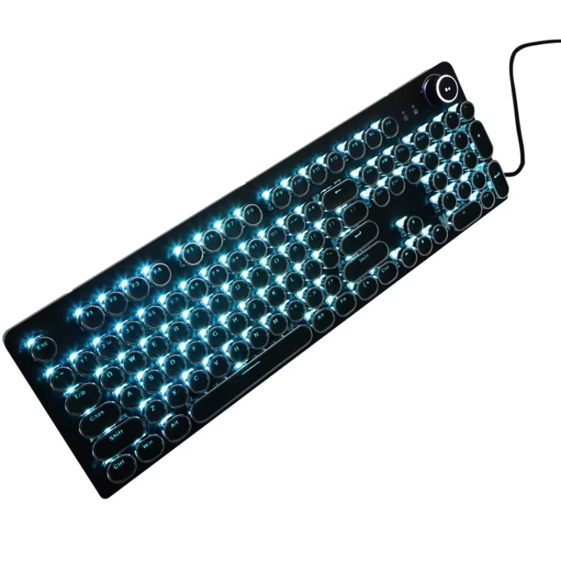Typewriter Style Gaming Keyboa - Retro Gaming Uk ulasan dan harga