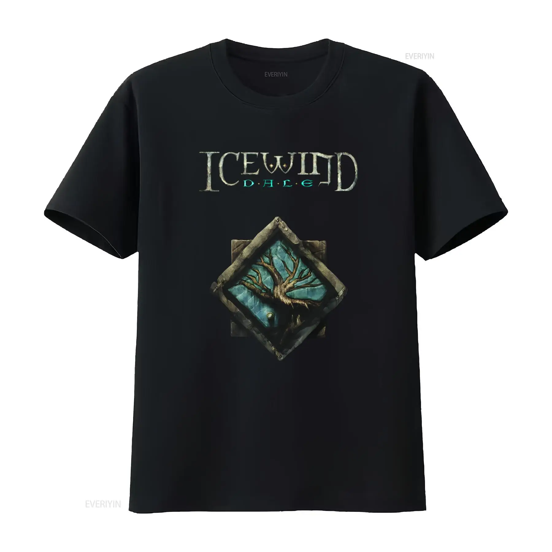 Icewind Dale Logo Classic Vide - Retro Gaming T Shirts ulasan dan harga