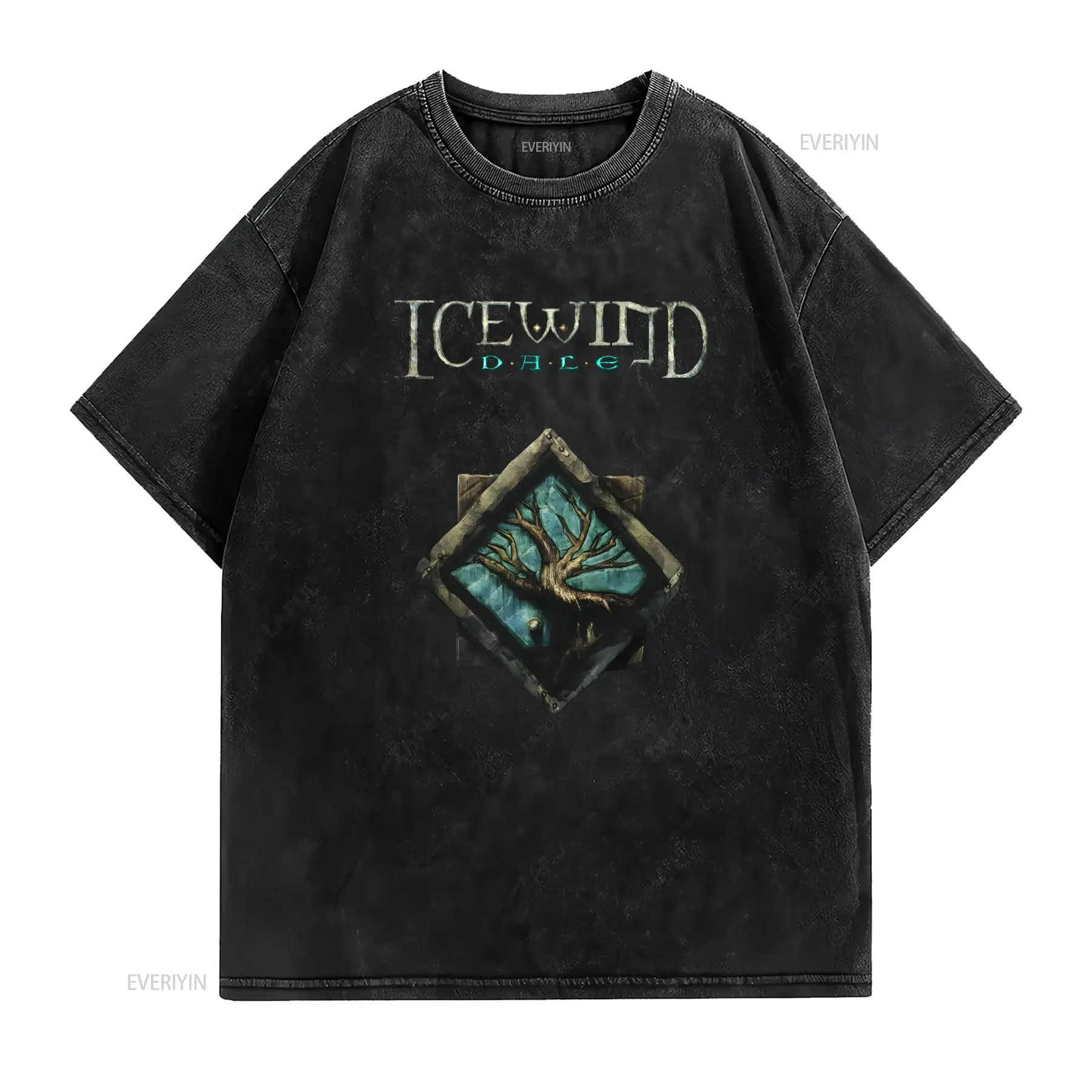 Icewind Dale Logo Classic Vide - Retro Gaming T Shirts ulasan dan harga