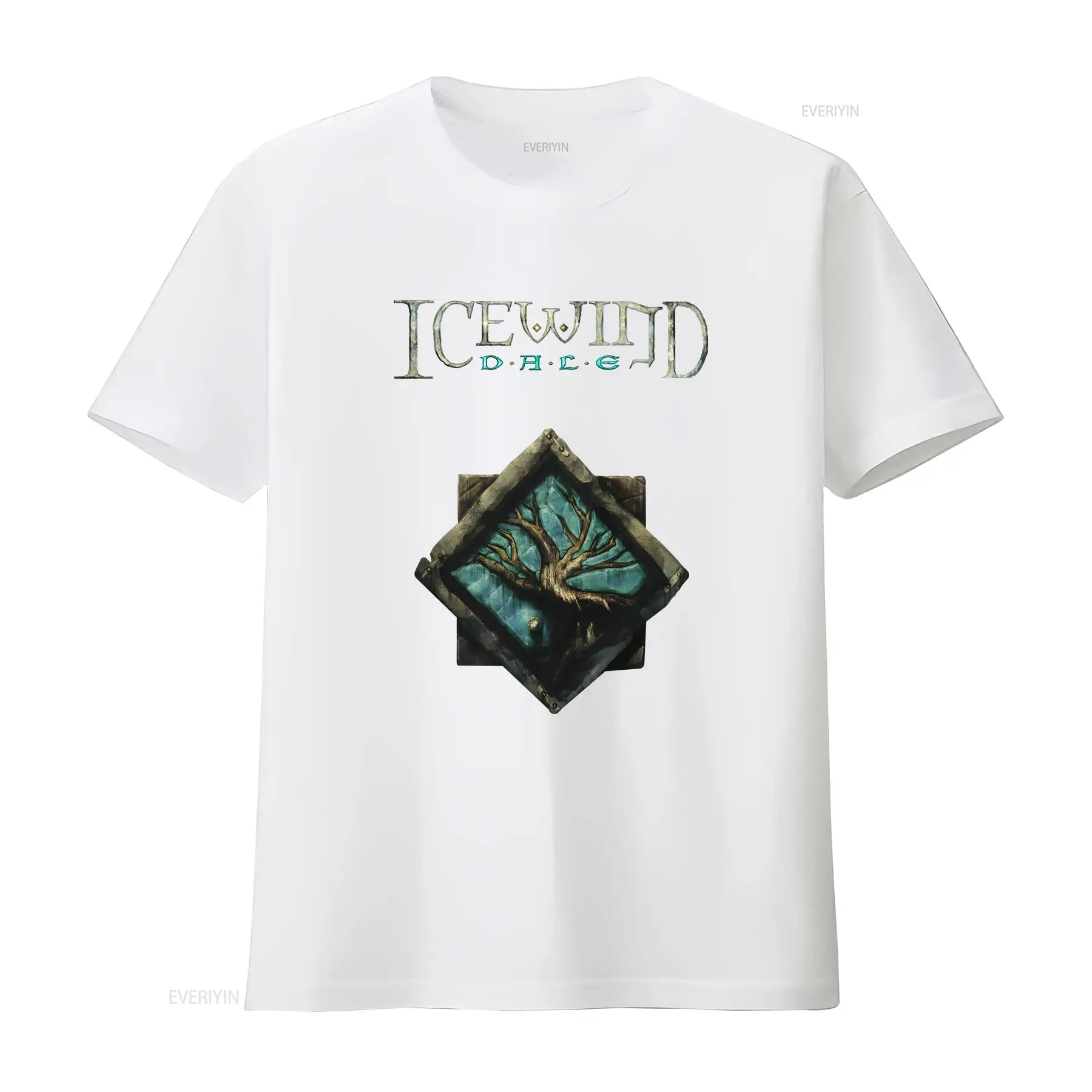 Icewind Dale Logo Classic Vide - Retro Gaming T Shirts ulasan dan harga