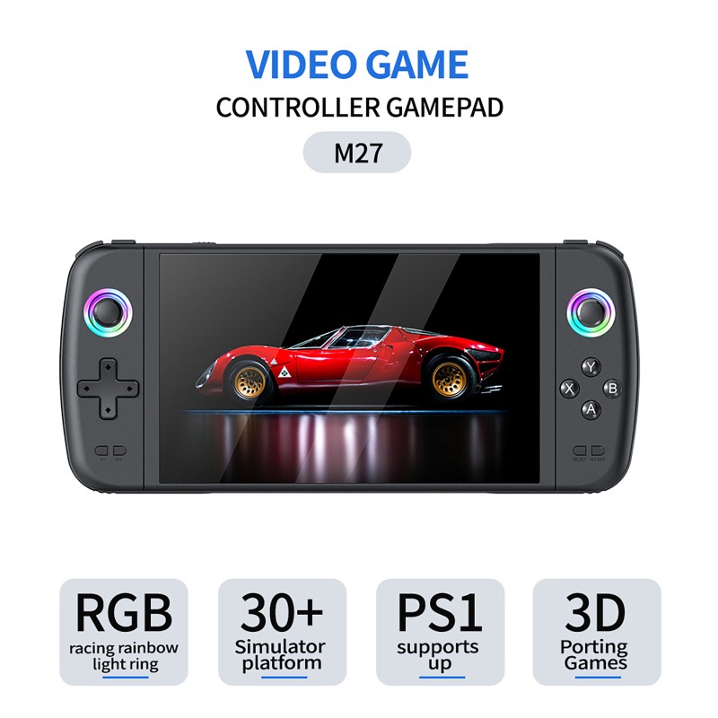 M27 Portable Pocket Retro Hand - Retro Gaming Linux ulasan dan harga