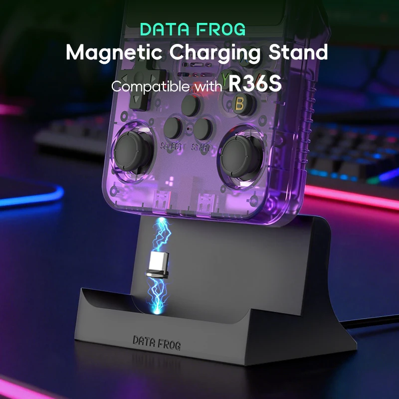 Data Frog R36S Charging Dock S - Retro Gaming R36S ulasan dan harga
