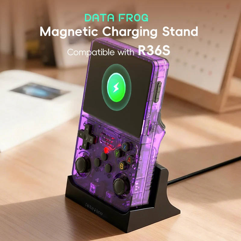 Data Frog R36S Charging Dock S - Retro Gaming R36S ulasan dan harga