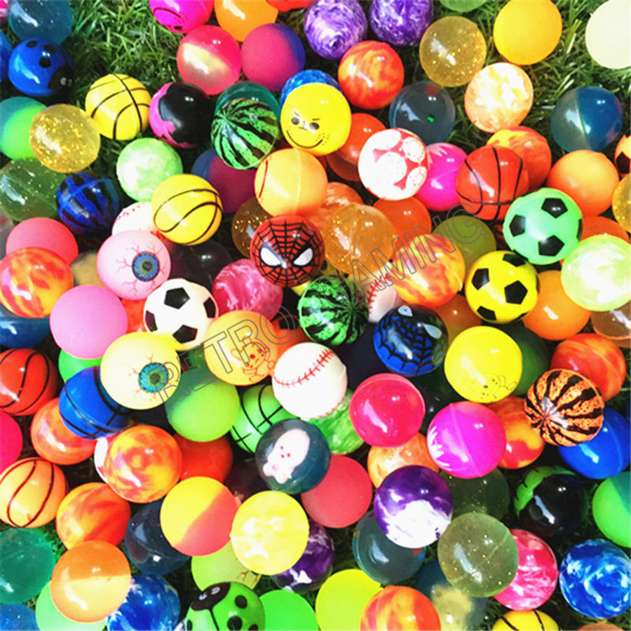 100pcs/lot Funny Toy Balls Mix - Retro Gaming Shop ulasan dan harga