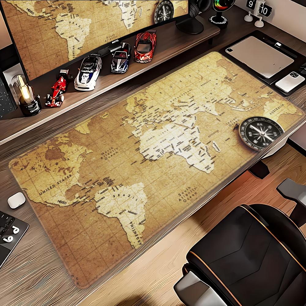 Retro NaviAation Map Art HD Mo - Retro Gaming Design ulasan dan harga