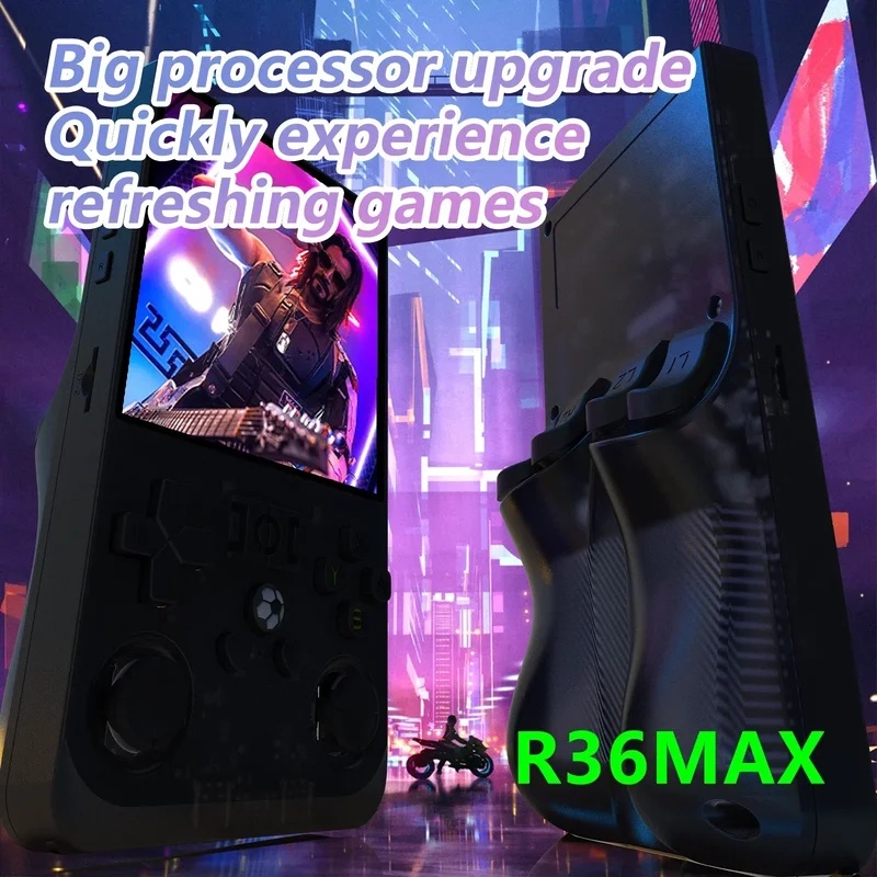 128G R36MAX Handheld Game Cons - Retro Gaming R36S ulasan dan harga