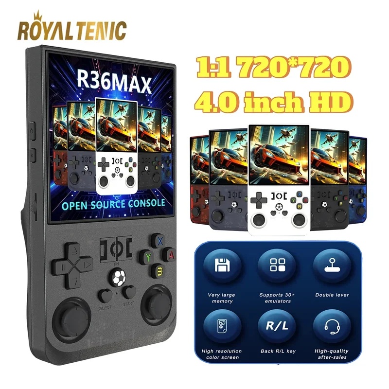 128G R36MAX Handheld Game Cons - Retro Gaming R36S ulasan dan harga