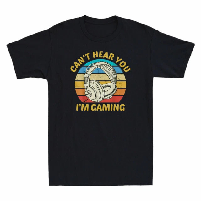 I'm Gaming Cotton Funny Retro  - Retro Gaming T Shirts ulasan dan harga