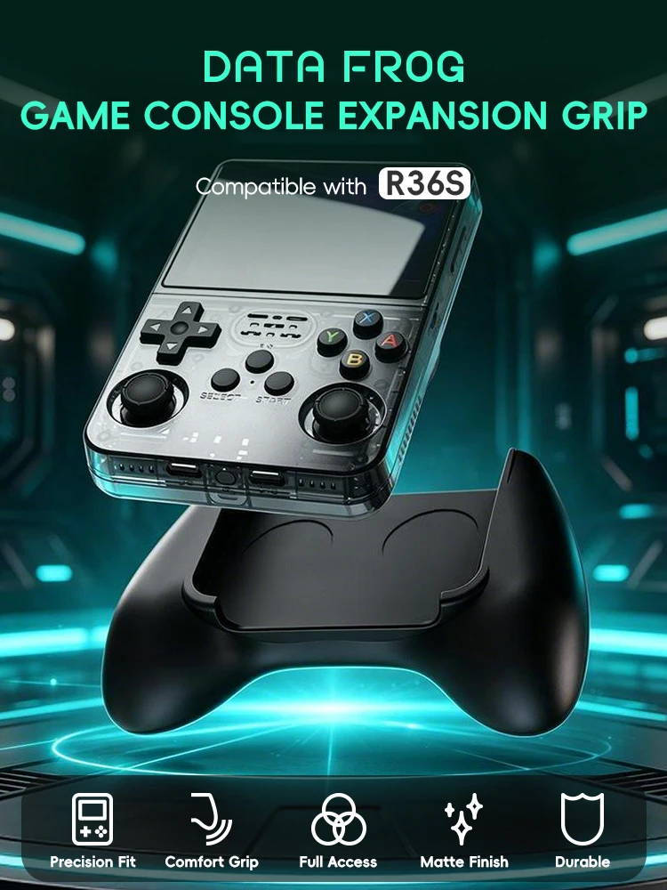 Data Frog R36S Game Grip Ergon - Retro Gaming R36S ulasan dan harga