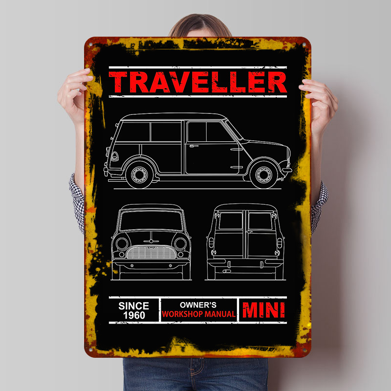 UK Car-Traveller Blueprint Pos - Retro Gaming Uk ulasan dan harga