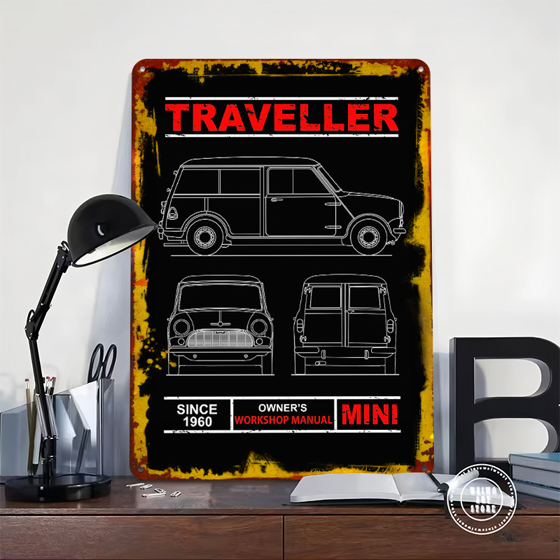 UK Car-Traveller Blueprint Pos - Retro Gaming Uk ulasan dan harga
