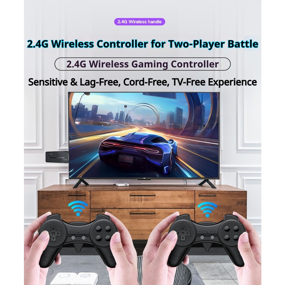Portable 4K Retro Game Stick C - Retro Gaming Arcade Console ulasan dan harga