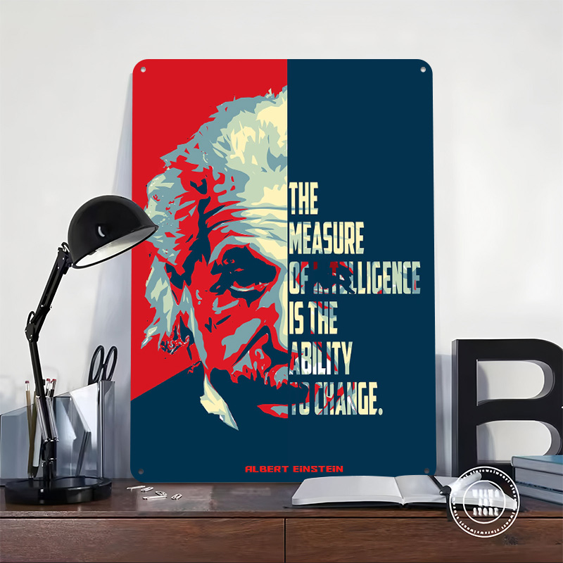 Albert Einstein Quotes Tinplat - Retro Gaming Quotes ulasan dan harga