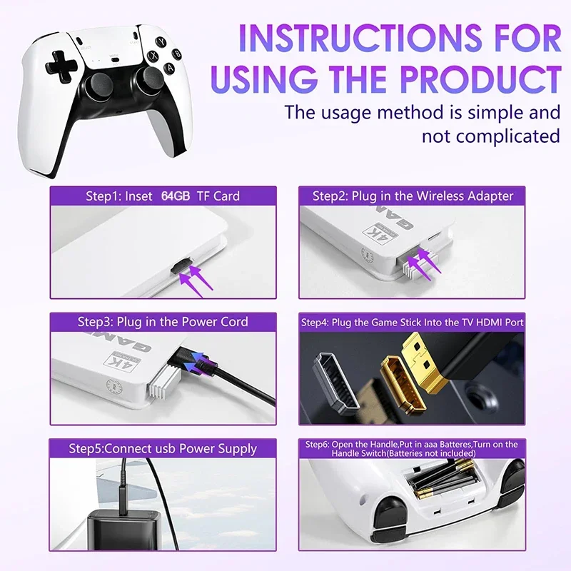 M15 4K TV Game Stick 64GB Buil - Retro Gaming Tv ulasan dan harga