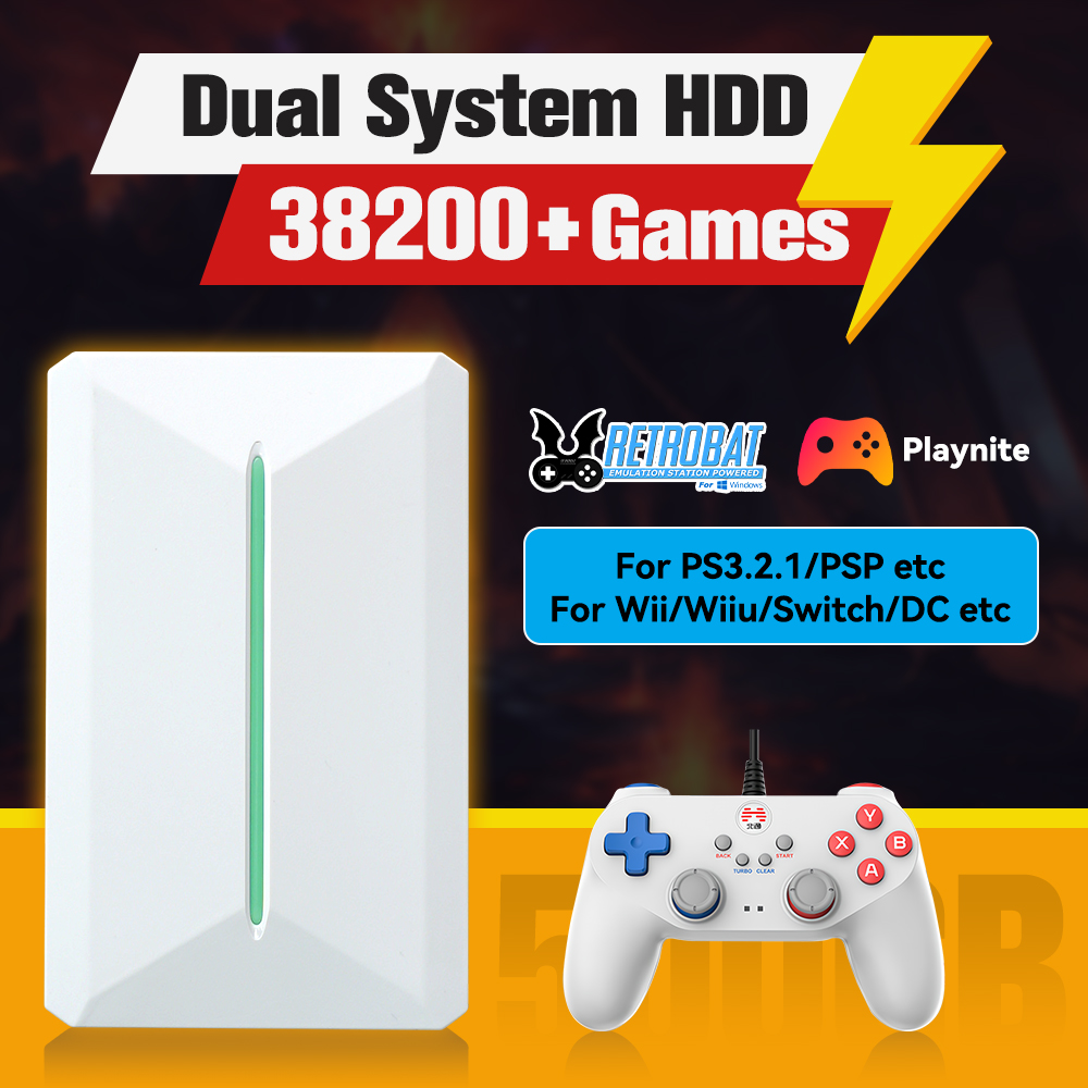 Retrobat＆Playnite System HDD R - Retro Gaming Design ulasan dan harga