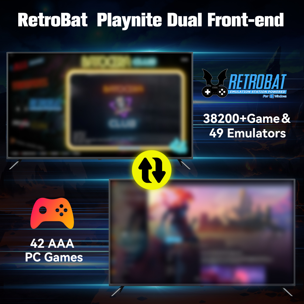 Retrobat＆Playnite System HDD R - Retro Gaming Design ulasan dan harga