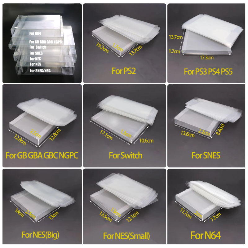 6PCS Clear Transparent Game Ca - Retro Gaming Xbox One ulasan dan harga