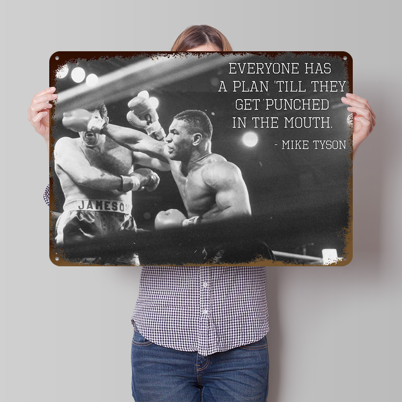 Mike Tyson Quote 3D Texture Me - Retro Gaming Quotes ulasan dan harga