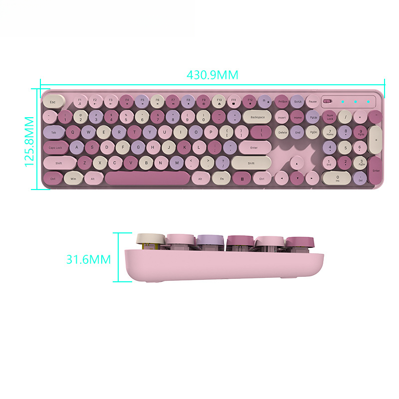 Custom Wireless Keyboard Mouse - Retro Gaming Uk ulasan dan harga