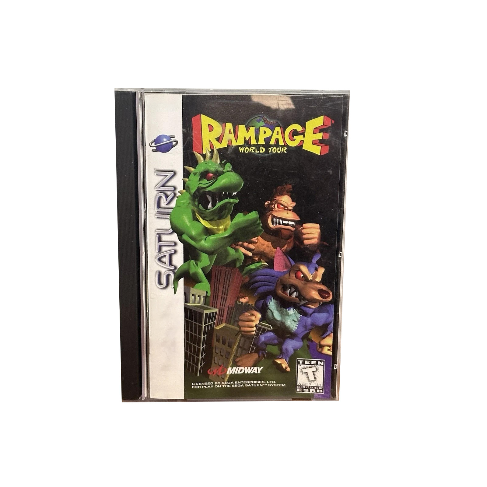 Saturn Copy Disc Game rampage  - Retro Gaming Console ulasan dan harga