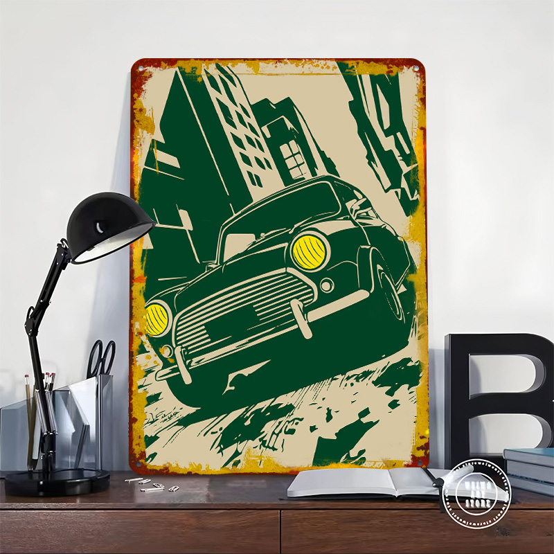 Retro UK Car Cooper in a City  - Retro Gaming Uk ulasan dan harga