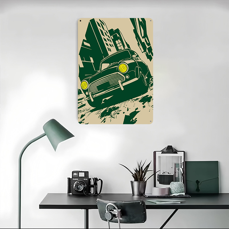 Retro UK Car Cooper in a City  - Retro Gaming Uk ulasan dan harga