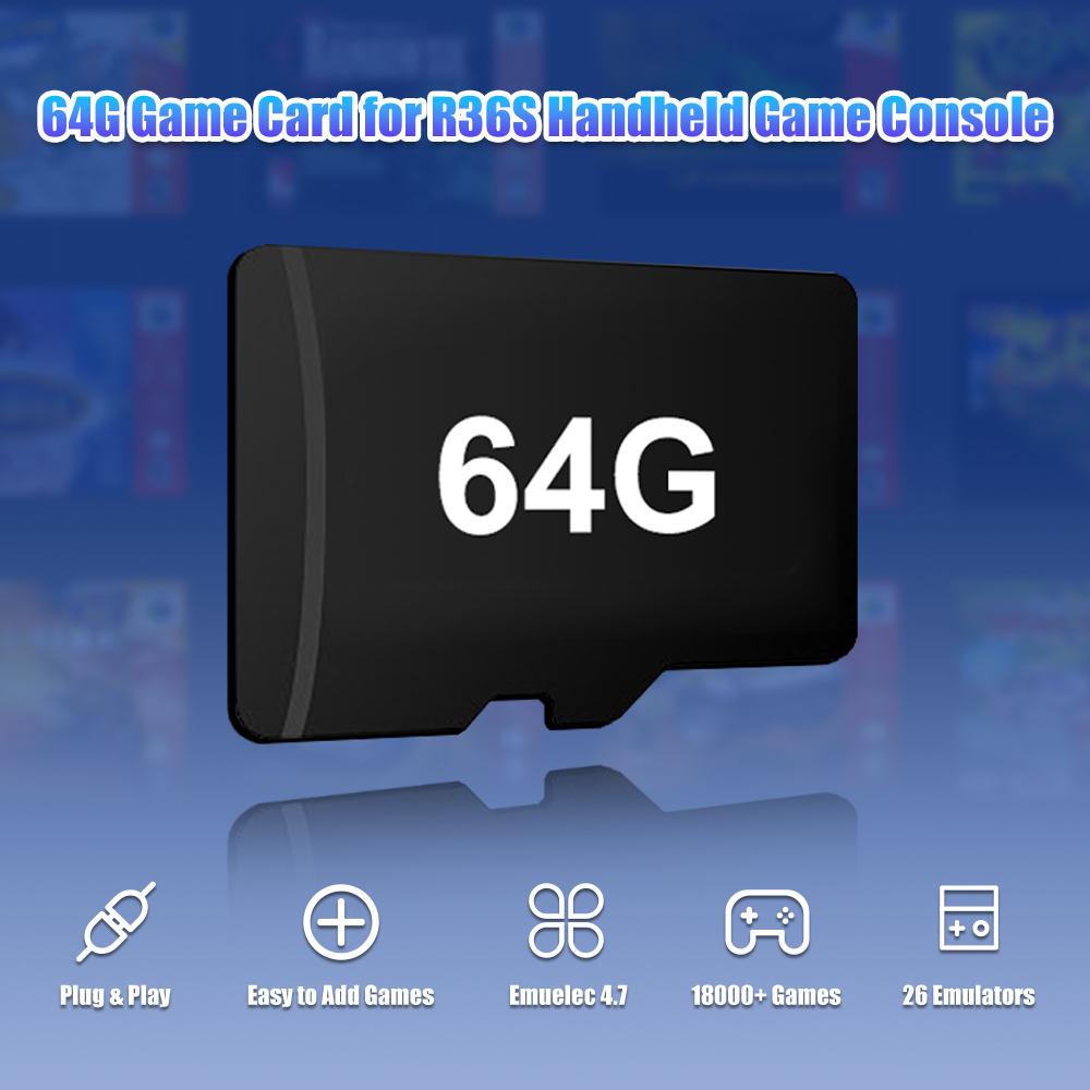 64G Game TF Card for R36S Vide - Retro Gaming R36S ulasan dan harga