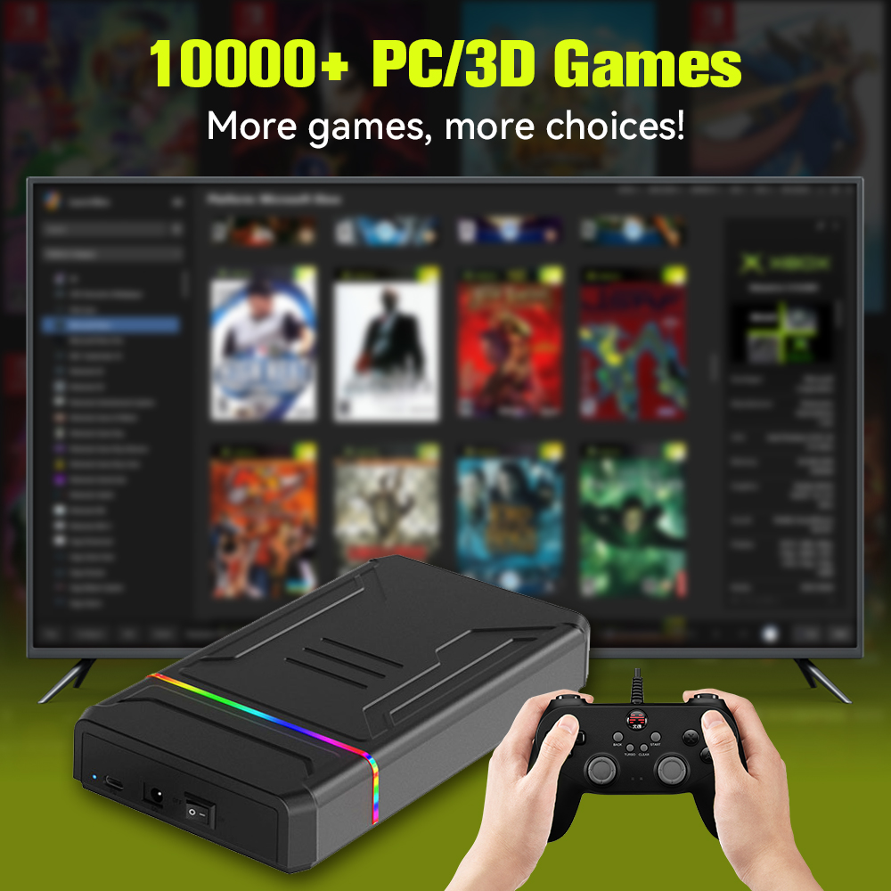 JMachen Launchbox 3TB Gaming H - Retro Gaming Tv ulasan dan harga