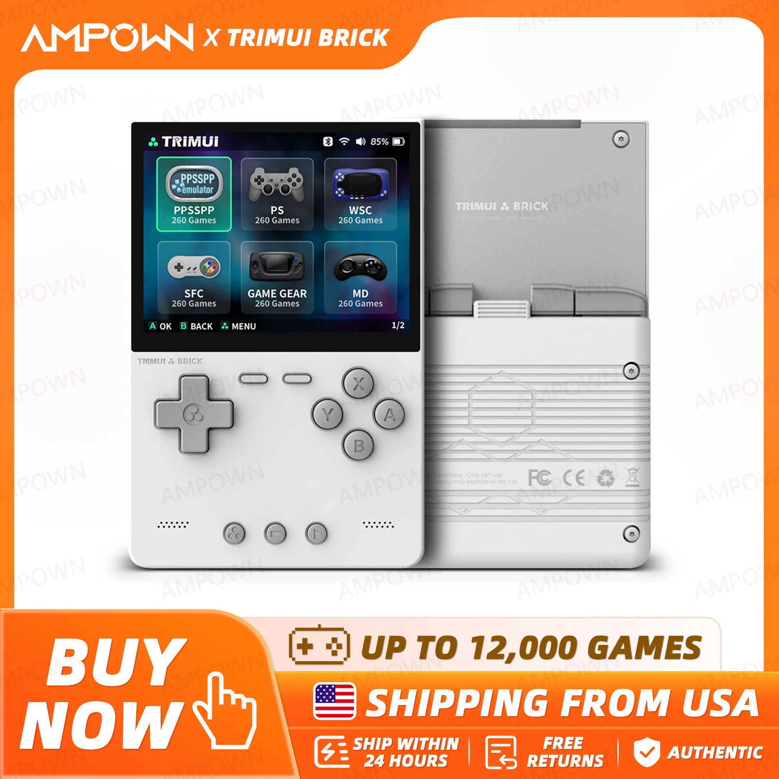 TRIMUI BRICK Handheld Game Con - Retro Gaming Linux ulasan dan harga