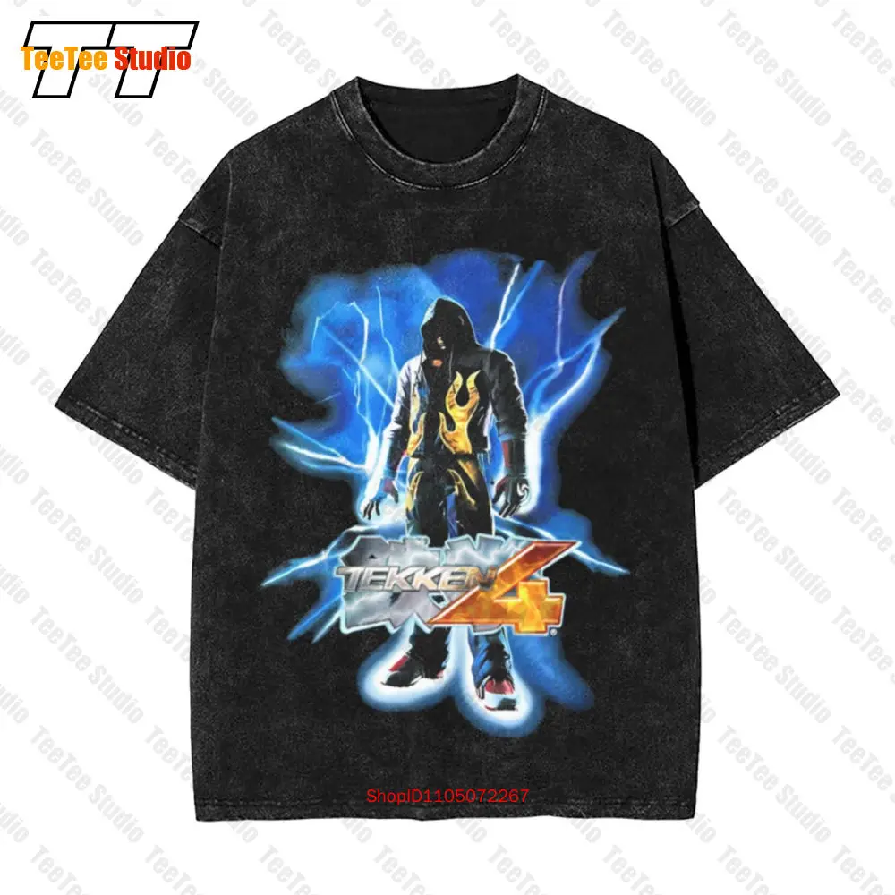 Vintage Tekken 4 Namco Promo A - Retro Gaming T Shirts ulasan dan harga