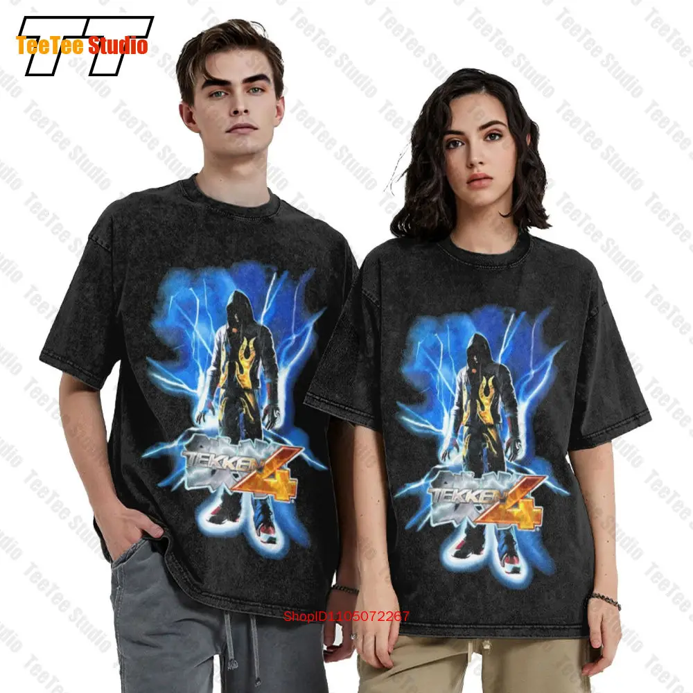 Vintage Tekken 4 Namco Promo A - Retro Gaming T Shirts ulasan dan harga