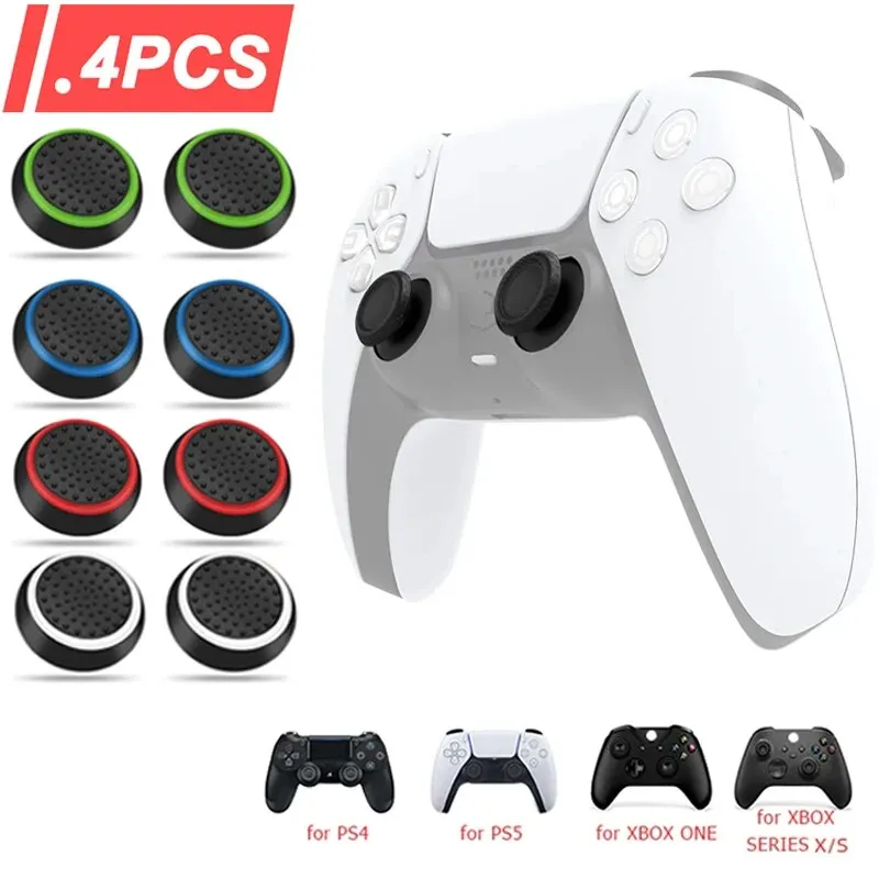 New 4Pcs Silicone Thumb Stick  - Retro Gaming Xbox One ulasan dan harga