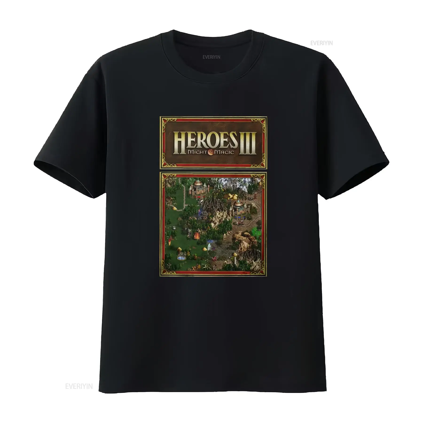Heroes Map of Might And Magic  - Retro Gaming T Shirts ulasan dan harga