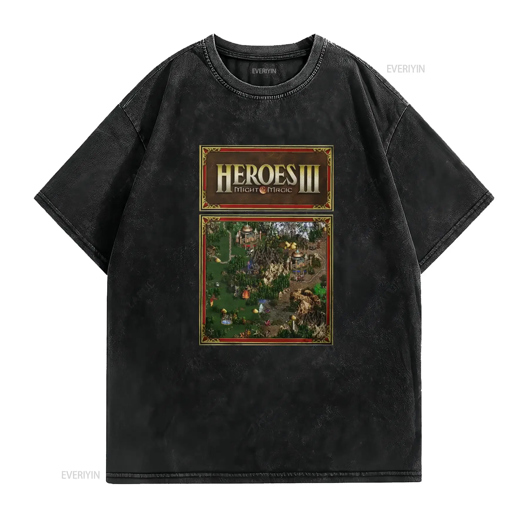 Heroes Map of Might And Magic  - Retro Gaming T Shirts ulasan dan harga