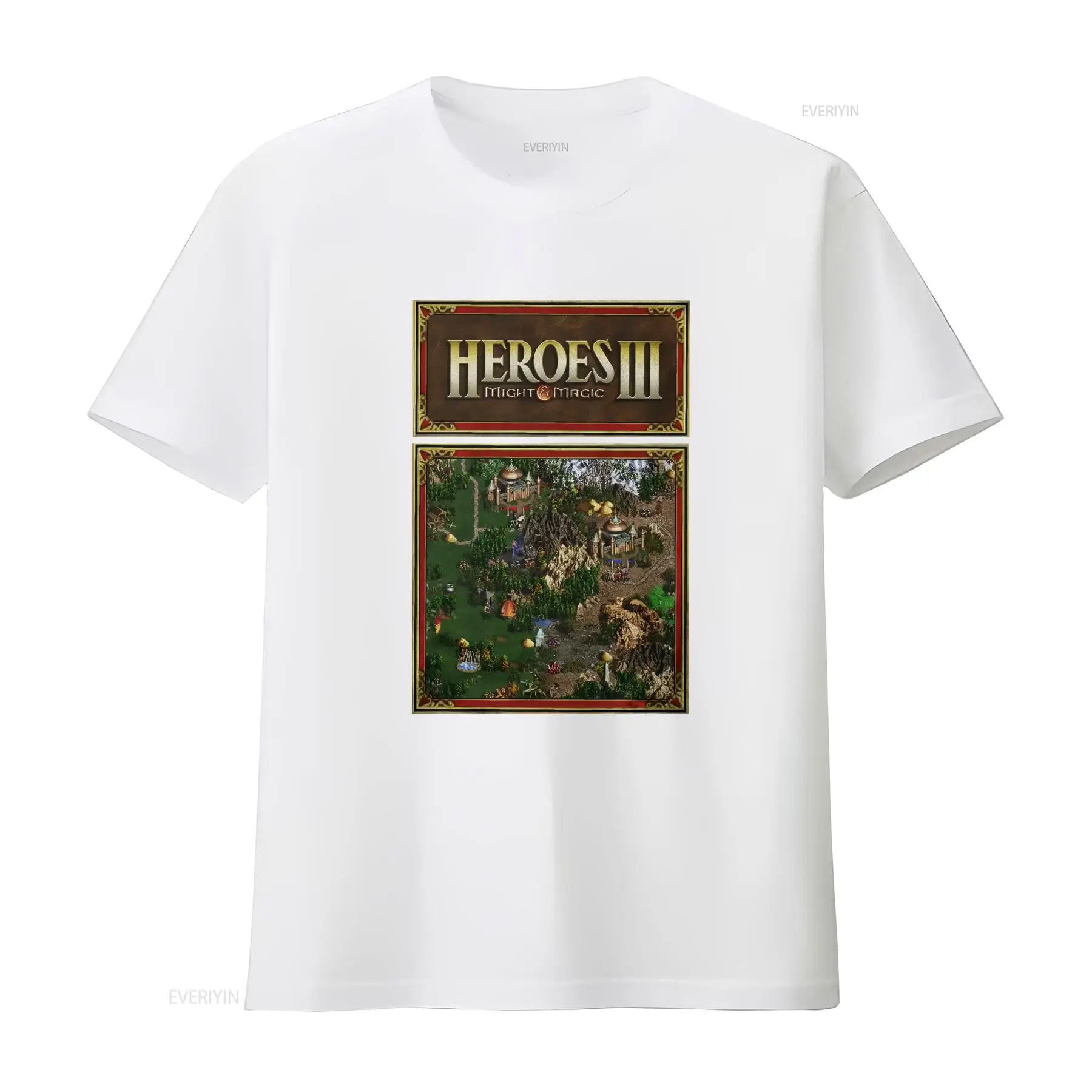 Heroes Map of Might And Magic  - Retro Gaming T Shirts ulasan dan harga
