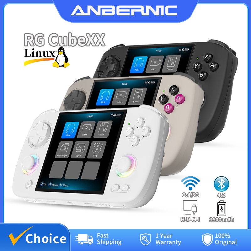 ANBERNIC RG Cubexx Retro Handh - Retro Gaming Linux ulasan dan harga