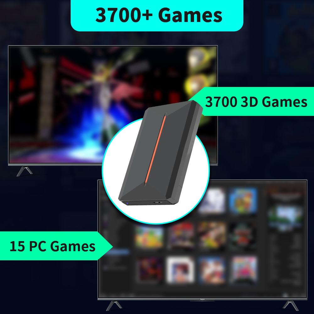 Launchbox OS 500GB Portable Ga - Retro Gaming Design ulasan dan harga