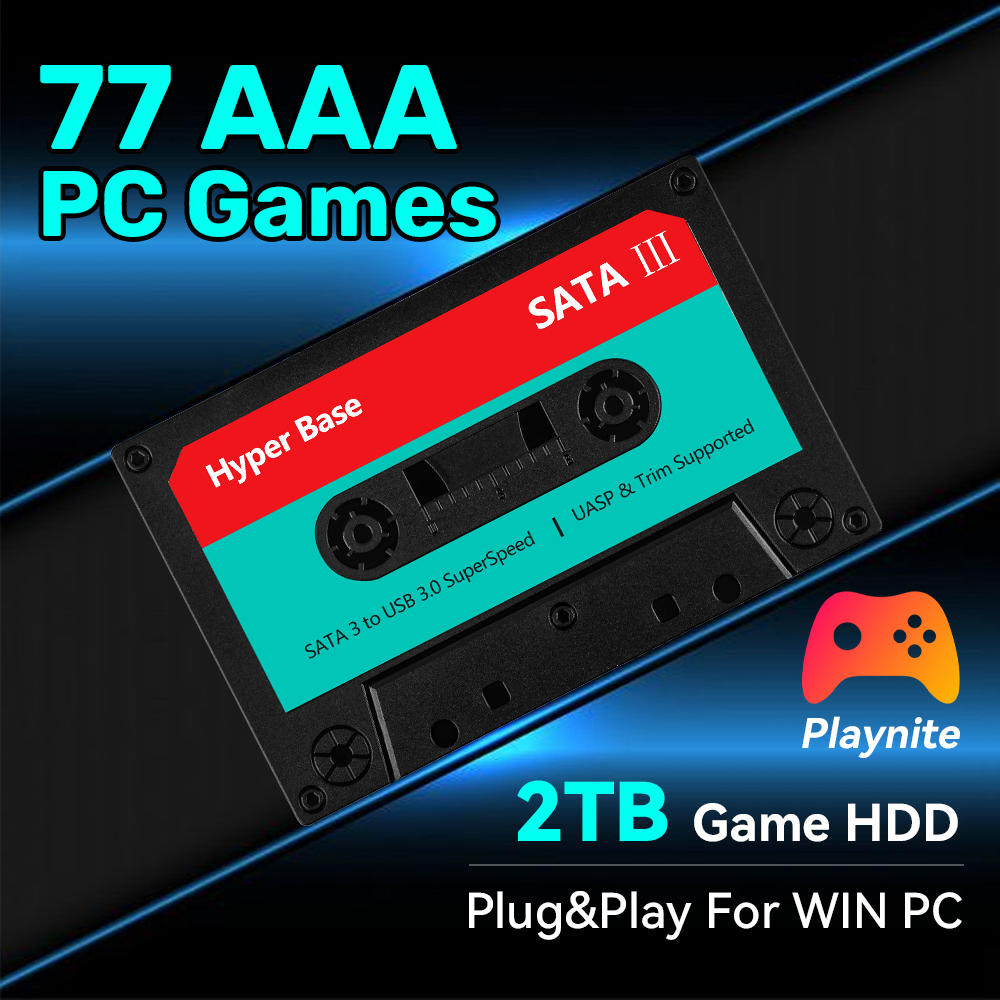 2TB Game Hard Drive With 77 PC - Retro Gaming Tv ulasan dan harga
