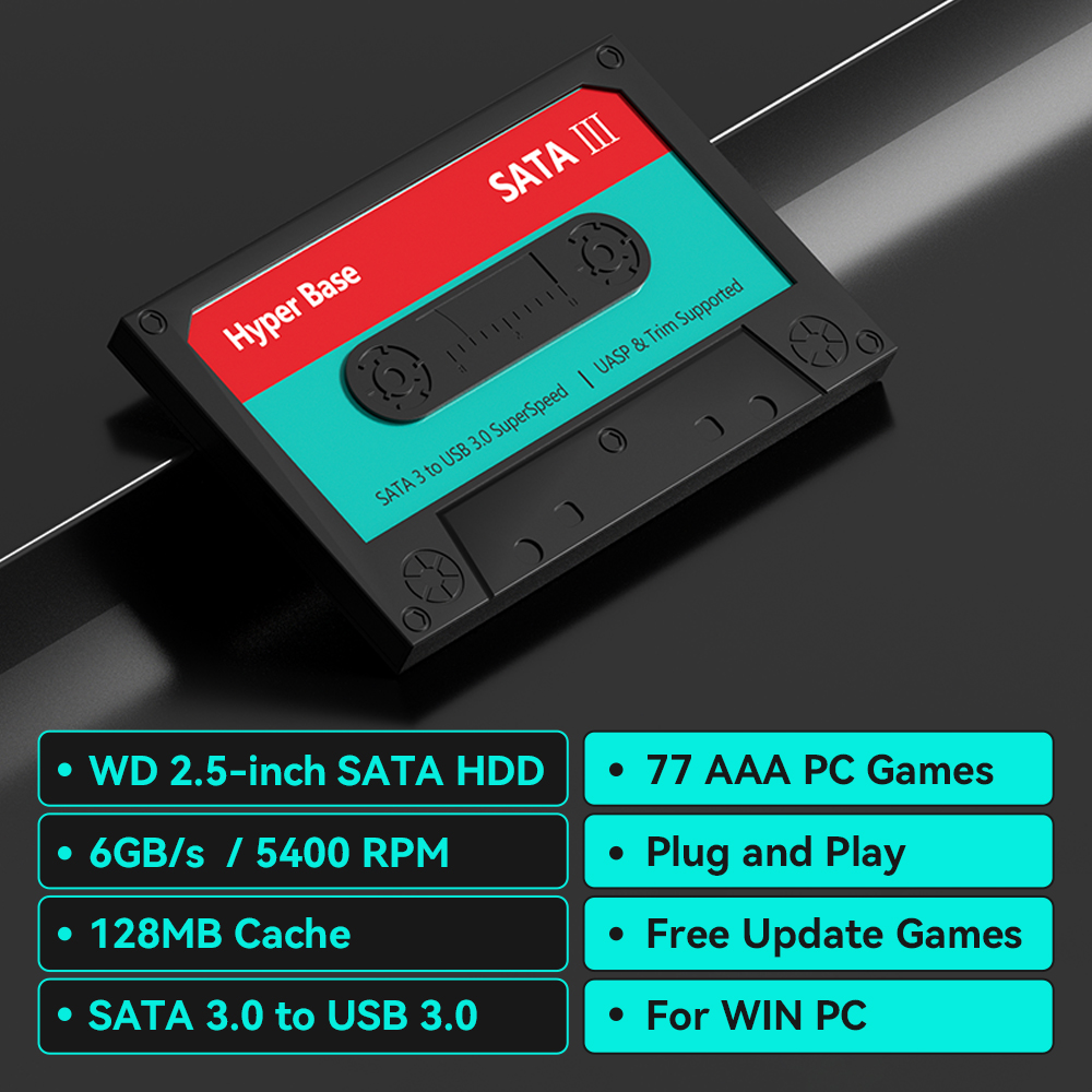 2TB Game Hard Drive With 77 PC - Retro Gaming Tv ulasan dan harga