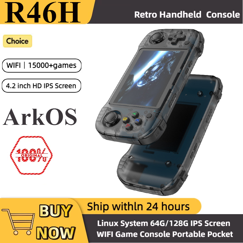 R46H Retro Game Console Handhe - Retro Gaming R36S ulasan dan harga