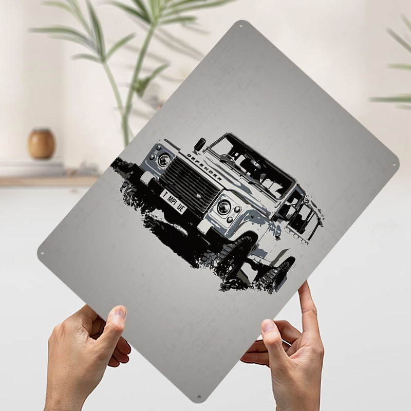 UK Car Rover Defender Poster C - Retro Gaming Uk ulasan dan harga