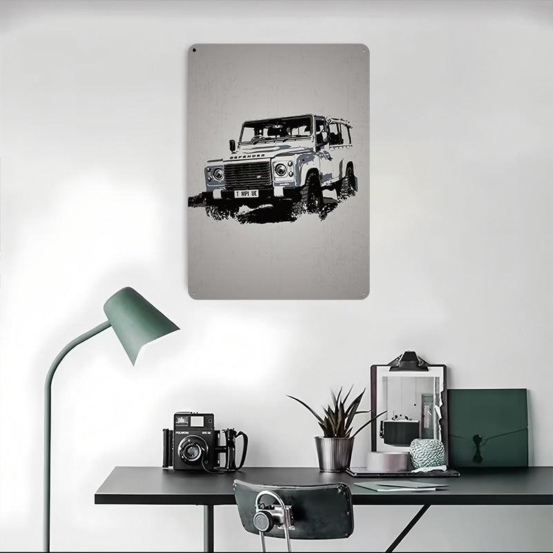 UK Car Rover Defender Poster C - Retro Gaming Uk ulasan dan harga
