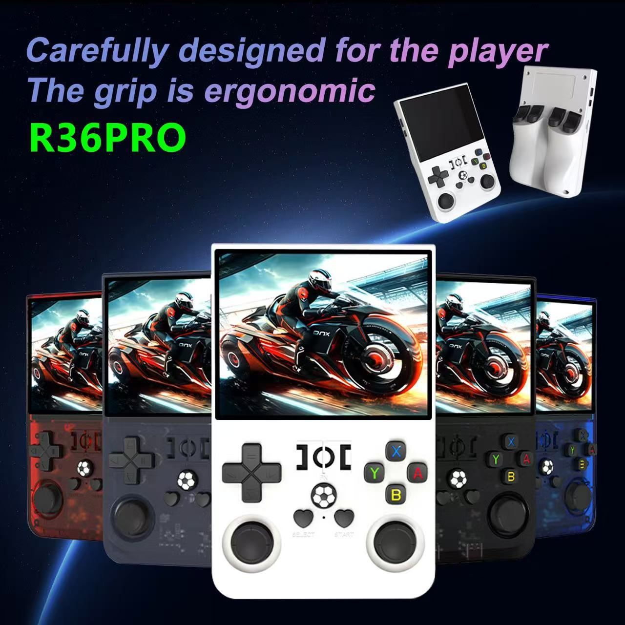 New R36PRO R36MAX Open Source  - Retro Gaming Arcade Console ulasan dan harga