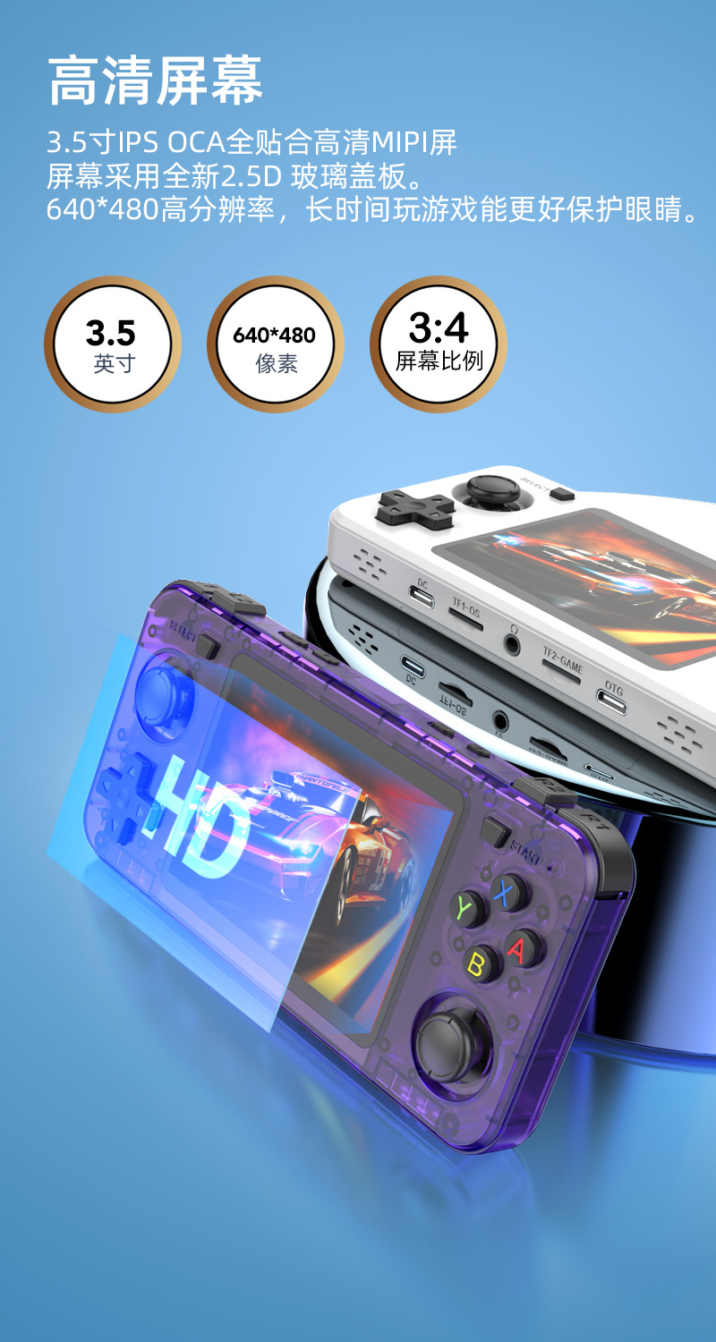New R36H Retro Handheld Consol - Retro Gaming R36S ulasan dan harga