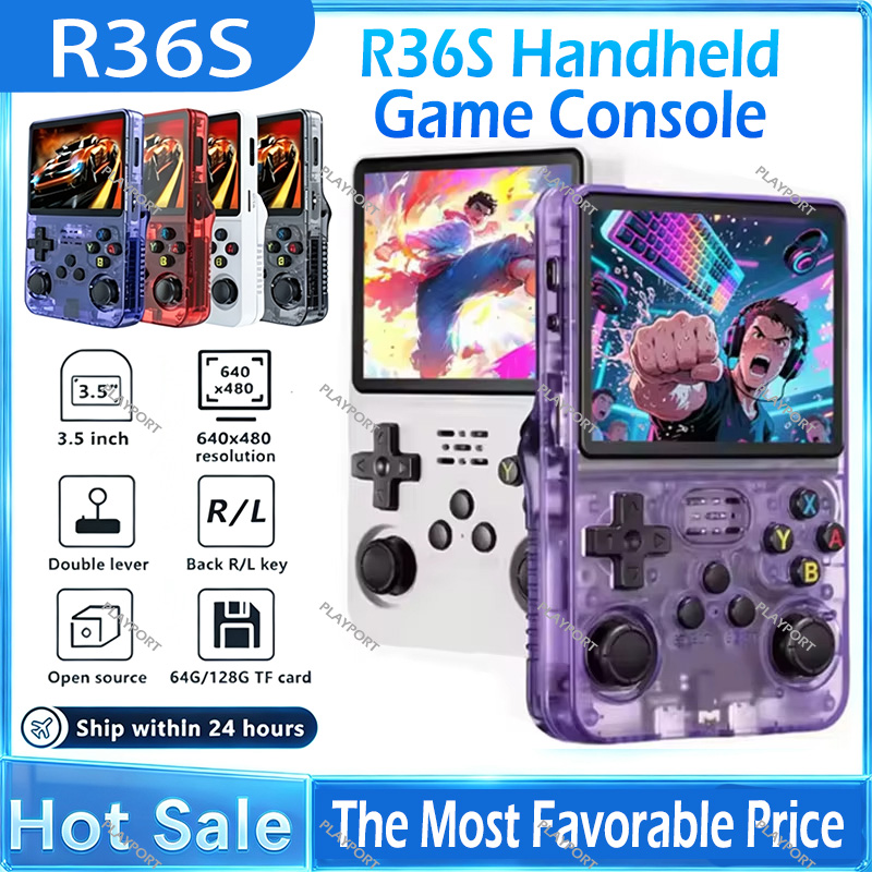 Retro Handheld Game Console R3 - Retro Gaming R36S ulasan dan harga